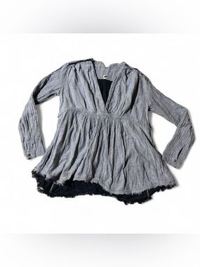 Free People V-Neck Blouse